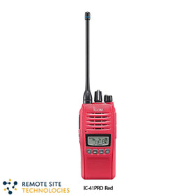 ICOM IC-41PRO UHF CB Radio Red Waterproof Handheld