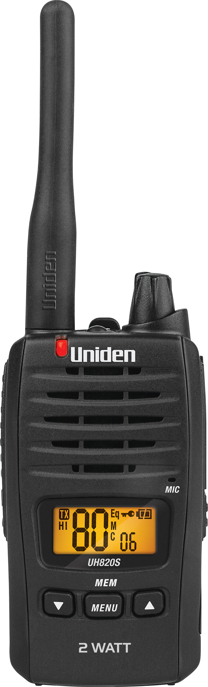 Uniden 2 Watt UHF820S Handheld Radio