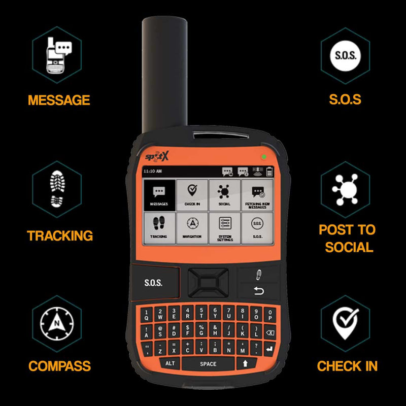 Spot X 2-Way Satellite Messenger with Bluetooth